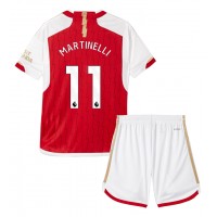 Arsenal Gabriel Martinelli #11 Hjemmedraktsett Barn 2023-24 Kortermet (+ Korte bukser)